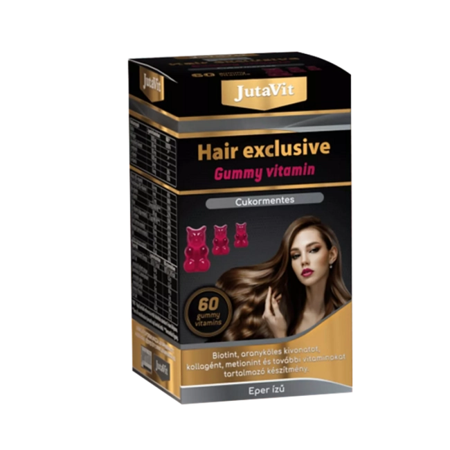 JutaVit - Hair Exclusive Cukormentes Gumivitamin 60x